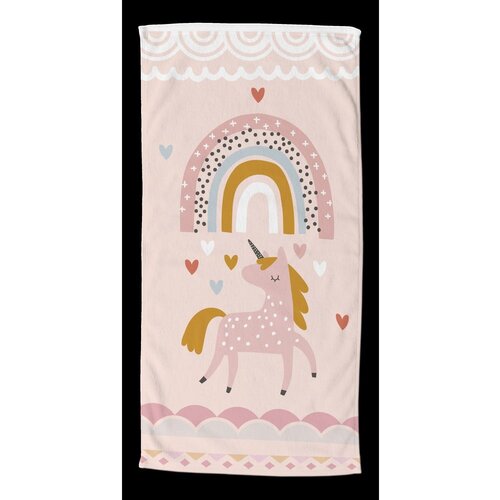 Good Morning Ružičasti/bež ručnik za plažu 75x150 cm – Cijene