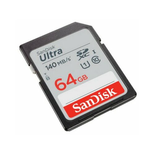 Sandisk SDXC 64GB ultra micro 140MB/s A1 class 10 UHS-I sa Adap. Cene