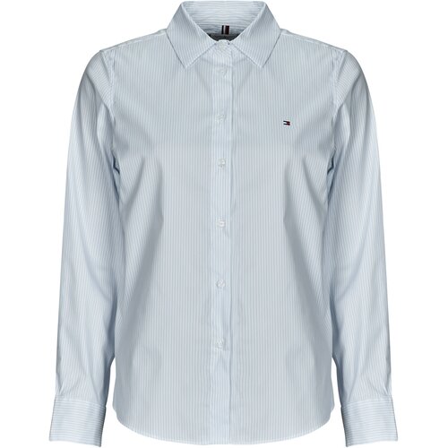 Tommy Hilfiger ESS POPLIN REGULAR SHIRT Plava Slike