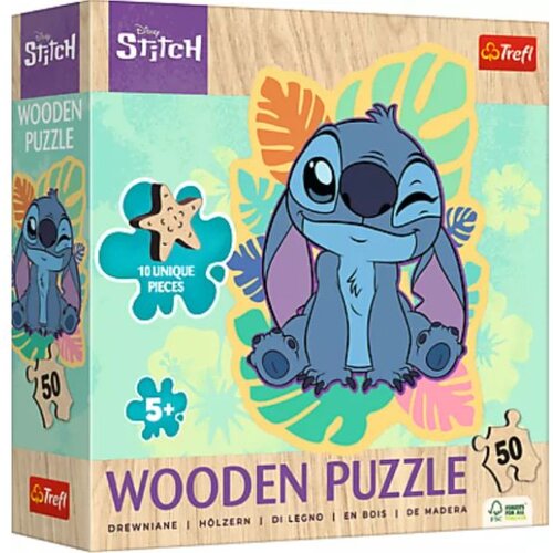 Trefl Drvene puzzle Happy Stich 20281 - 50 delova Cene