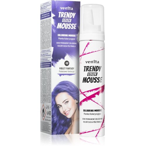 VENITA Trendy Color Mousse pena za barvanje brez amoniaka odtenek No. 40 - Violet Fantasy 75 ml Cene