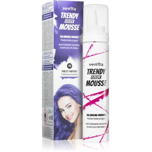 VENITA Trendy Color Mousse pjena za bojanje bez amonijaka nijansa No. 11 - Silver Dust 75 ml