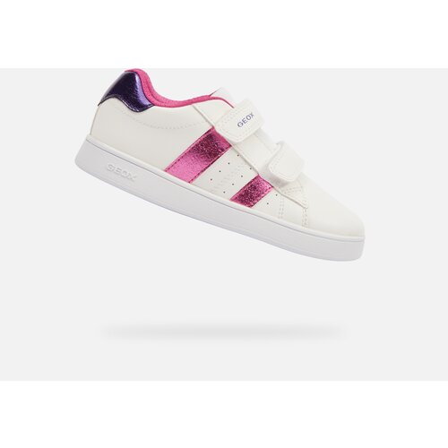 Geox White Girls Sneakers Eclyper Girl - Girls Cene