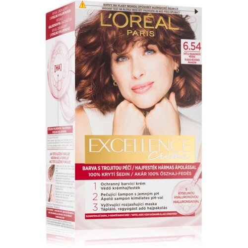 L´Oréal Paris Excellence Creme barva za lase odtenek 6.54 1 kos Cene