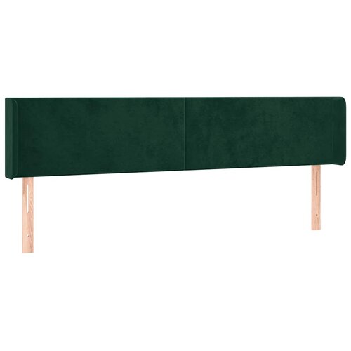  LED uzglavlje tamnozeleno 163x16x78/88 cm bar&amp;scaron;unasto Slike