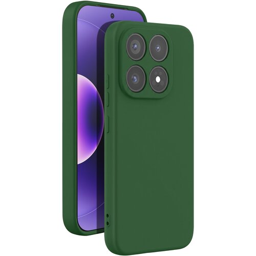 AVIZAR Silikonsko Ohišje Soft-Touch za Xiaomi 17 Serije Fast Cover, Temno zelena, (5000274243) Cene