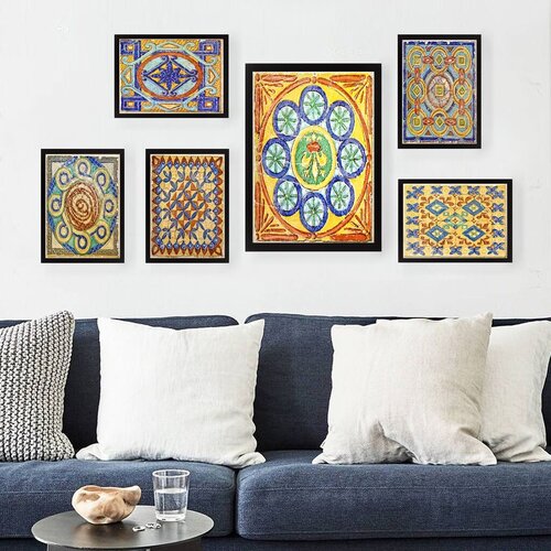 Wallity Set Slika SET_099, 6 Delova Slike