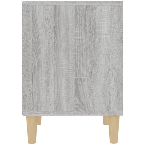  Noćni ormarići 2 kom boja dimljenog smeđi 40x35x50 cm Slike