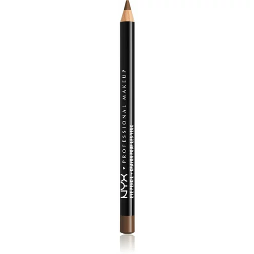 NYX Professional Makeup Slim Eye Pencil svinčnik za oči 1 g odtenek 940 Black Shimmer