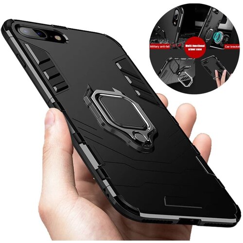 Techsuit Silicone Shield za&amp;scaron;titna maska za iPhone 7 Plus / 8 Plus - crna Slike