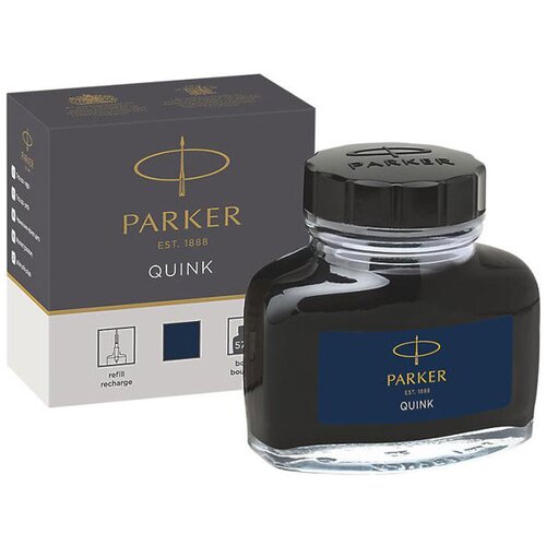 Parker quink, mastilo za nalivpero, crna, 57 ml, parker Cene