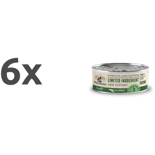 WolfPack Limited Ingredient Adult - kunec 6 x 85 g Cene