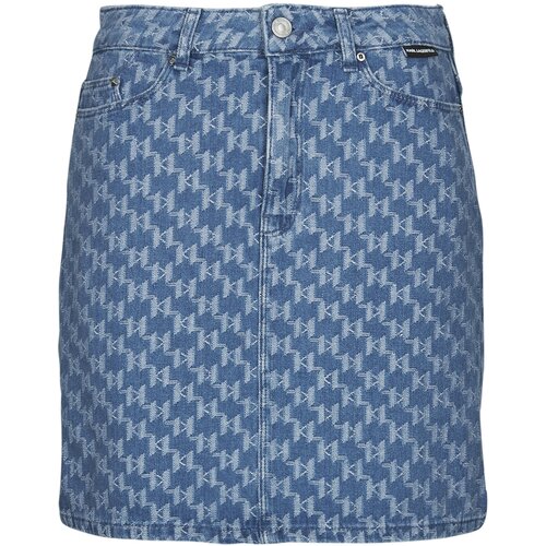 Karl Lagerfeld Krila MONOGRAM JCQ DENIM SKIRT Modra Cene