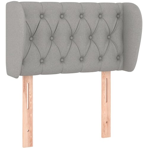 Maison Chic vzglavna omarica - nočna omarica - posteljna omarica z u&amp;scaron;esi svetlo sivo 83x23x78/88 cm blago, (21712582) Slike