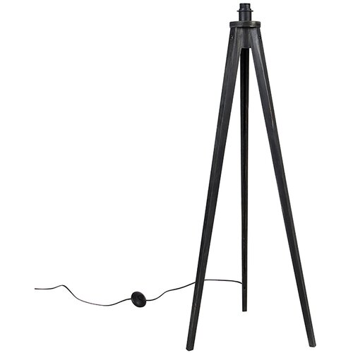 QAZQA Stojalo za talno svetilko v črni barvi - Tripod Classic Cene
