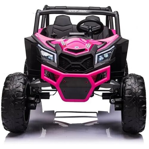 Lean Toys Otro&amp;scaron;ki avto akumulator Buggy UTV-MX 24V 4X4 Roza Slike