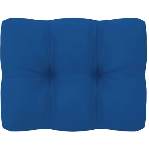 vidaXL Blazina za kavč iz palet kraljevsko modra 50x40x10 cm