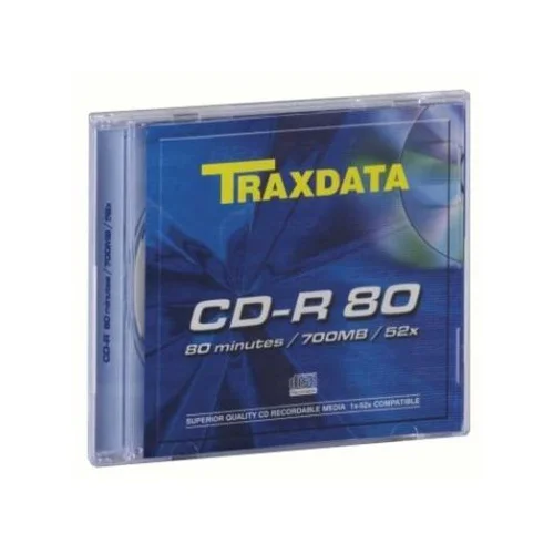  CD-R, TRAXDATA, 80 min, 52X, SLIMBOX