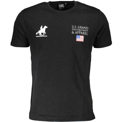 U.S. GRAND POLO US GRAND POLO T-SHIRT SHORT SLEEVE MAN BLACK Cene