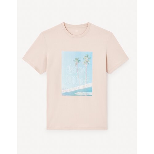 Celio Cotton T-shirt Jevibe - Men's Cene