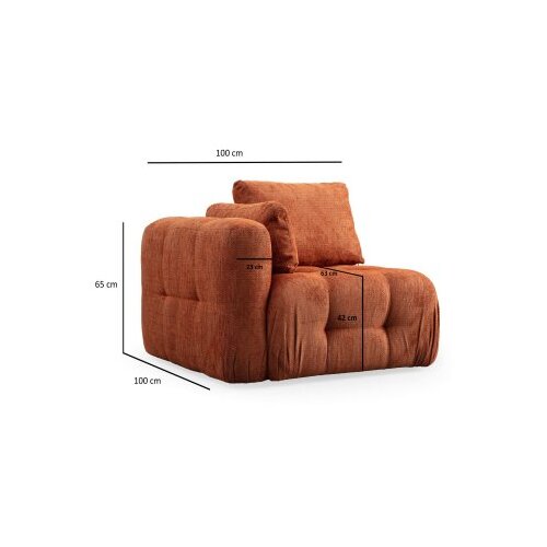 Atelier Del Sofa amaris L1 orange 1-Seat sofa Cene
