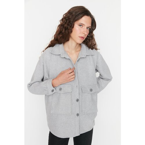 Trendyol Jacket - Gray - Regular fit Slike