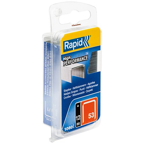 Rapid Sponke High Performance 53/12 (globina sponke: 12 mm, širina: 0,75 mm, 1.080 kosov) Cene