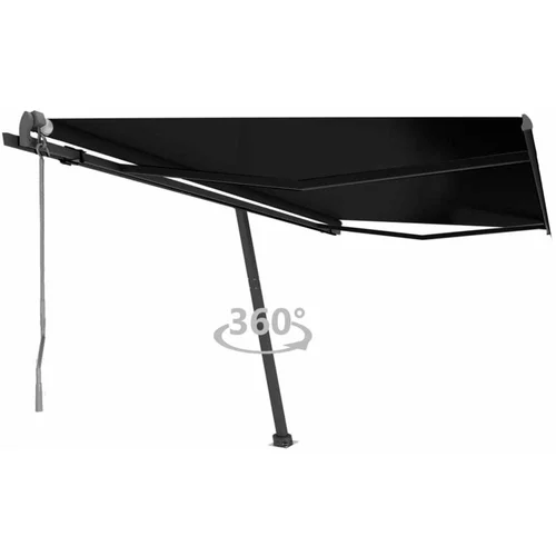 Prostostoječa avtomatska tenda 400x300 cm antracitna, (20728675)
