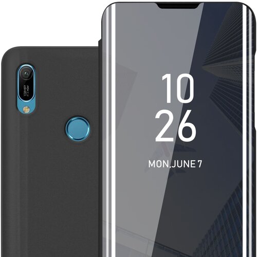 Cadorabo primera, združljiv s Huawei v turmalinski črni barvi - prozorno zrcalno za&scaron;čitno prevleko z funkcijo stojala 360 stopinj za&scaron;čita, (20694527) Cene