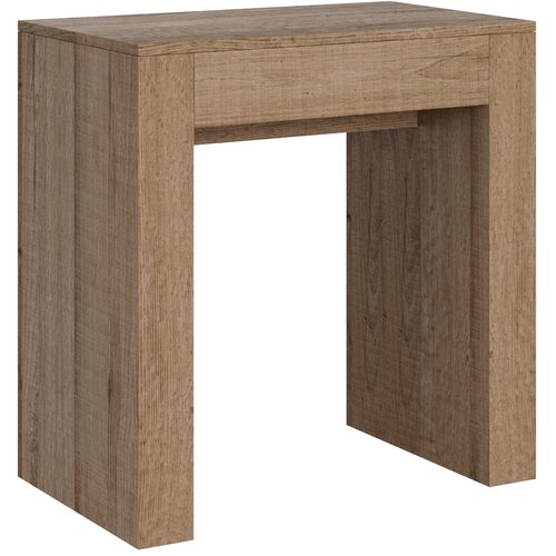Ityhome 78 x 80 konzolna miza rjava, (20847836) Slike