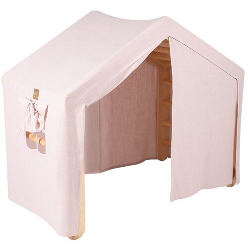 MeowBaby Trokut od ružičastog/prirodnog borovog drva 112x61x94 cm Montessori - Cijene