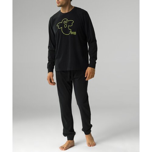 Atlantic Men's pajamas Ghost - black Slike