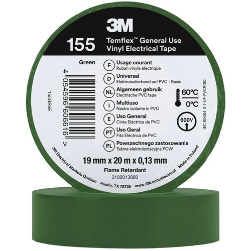3m Izolir traka (20 m, 19x0,13 mm) zelena Slike