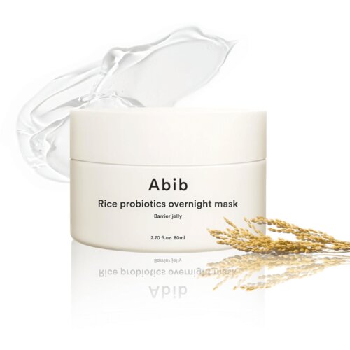 Abib Noćna maska za lice Rice Probiotics Overnight Mask Barrier Jelly, 80 ml Slike