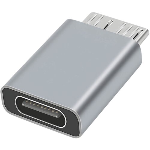 AVIZAR USB-C ženski na mikro B moški adapter, kompakten - siv, (21261888) Cene