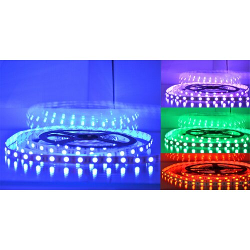Mitea Lighting SMD LED traka 8W/1m 12V RGB IP20 5m kotur 60 LED/1m MLR-5050-60-ML Slike