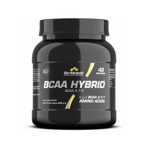 SCI-MUSCLE BCAA Hybrid, 240 tablet, (20696185) Slike