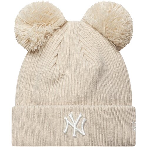 New-Era Kape Wmns Double Pom Beanie New York Yankees Hat Bež Cene