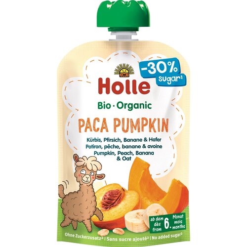 BIO sadni pire "Paca Pumpkin - z bučo, breskvijo, banano in ovsom" - 100 g Cene