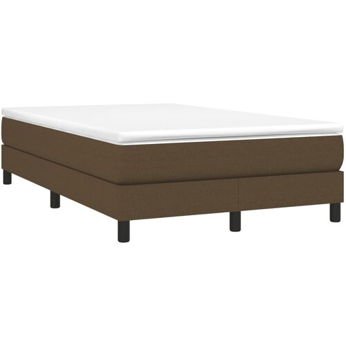 Maison Chic Box spring postelja - Vzmetna postelja z vzmetnico temno rjava 120x190 cm blago SL9963, (21903795) Slike