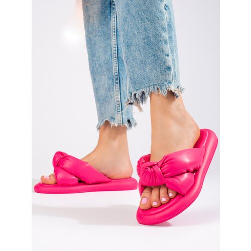 SHELOVET Women's Pink Slippers Slike