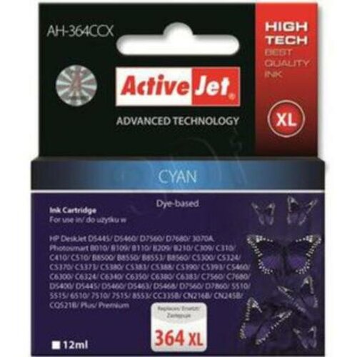Activejet cyan črnilo HP CB323EE 364 XL AH-364CCX Slike
