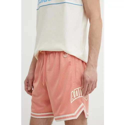 Adidas Kratke hlače moške, roza barva, IS2918