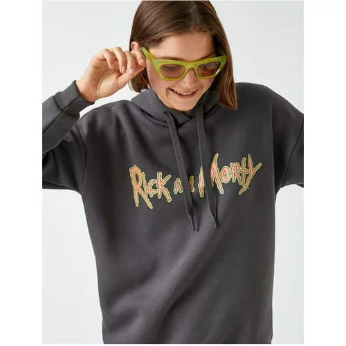 Koton Rick And Morty Licensed Printed Sweatshirt