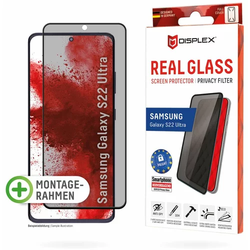  Zaštitno staklo DISPLEX Privacy Glass 3D za Samsung Galaxy S22 Ultra (01580)