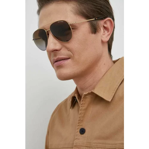 Armani_Exchange Sončna očala moški, zlata barva