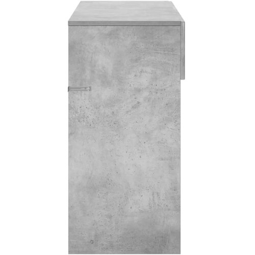  Konzolni stol Betonska siva 96 5 x 38 x 75 cm Konstruirano drvo - Betonska siva Slike