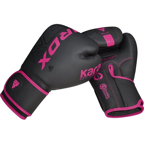 RDX Sports Boksačke rukavice F6 Kara Pink - RDX 14 OZ Slike