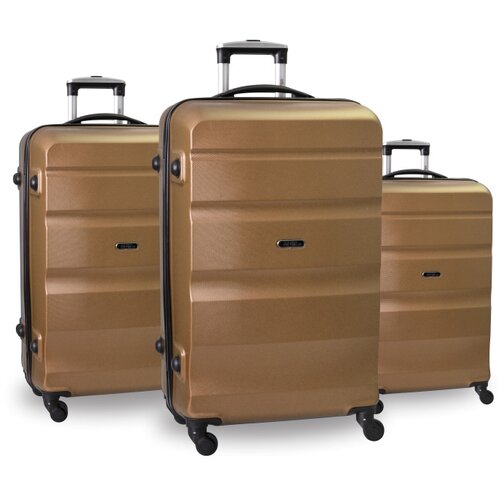 Sazio Set ABS kofera 3/1 Porto u zlatnoj boji Cene