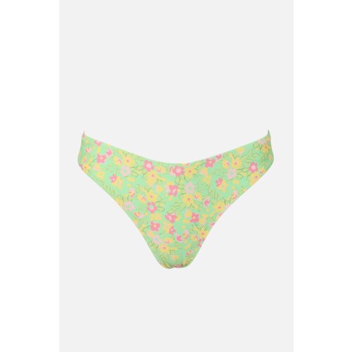 Trendyol Crispy Floral Print Bikini Bottoms Cene